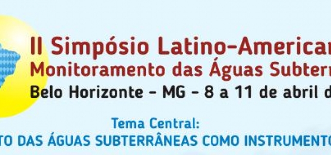 II Simpósio Latino Americano de Monitoramento de Águas Subterrâneas