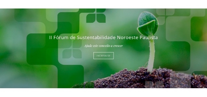 II Fórum de Sustentabilidade Noroeste Paulista